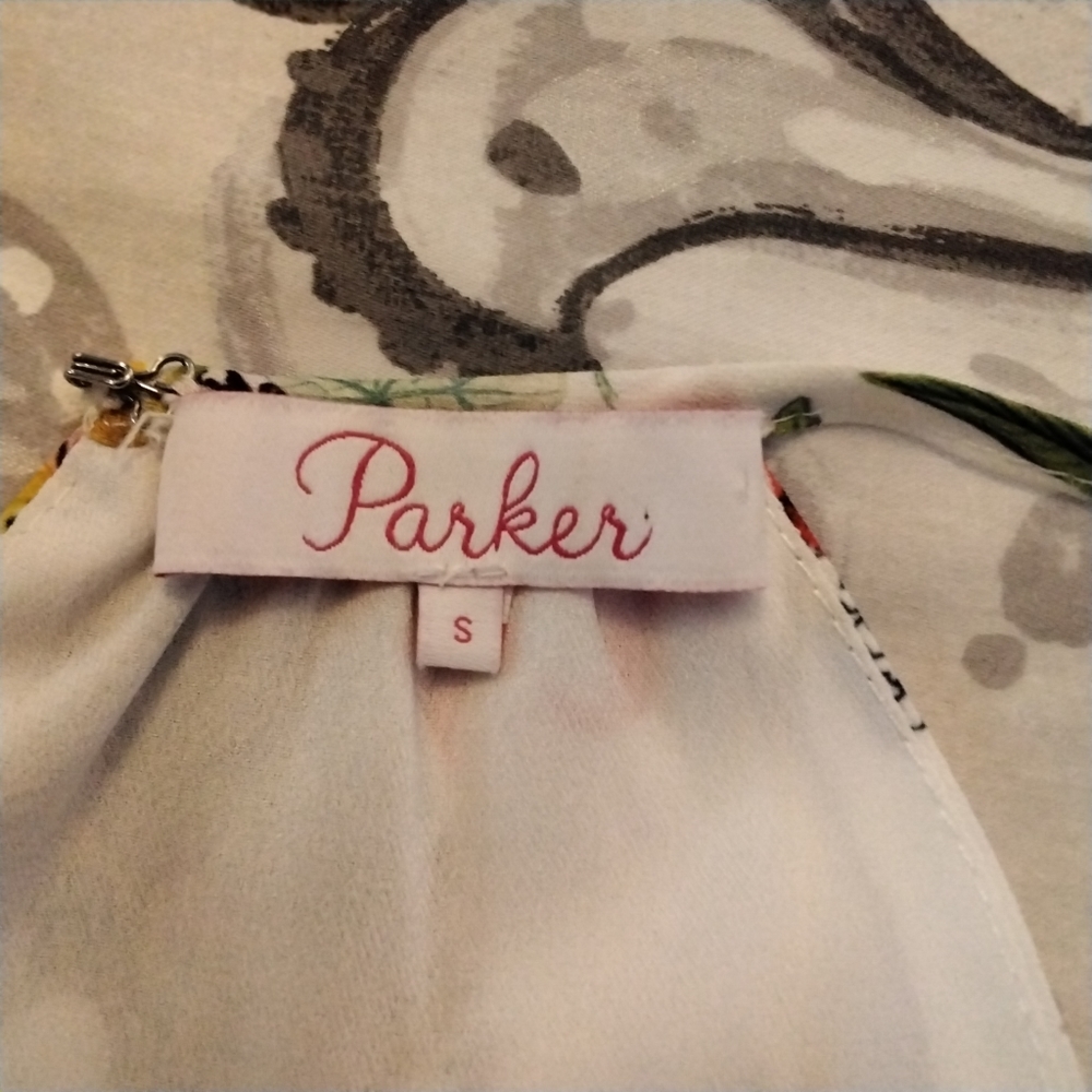 Parker NY Herley Halter Floral Midi Dress - S - Picture 12 of 13